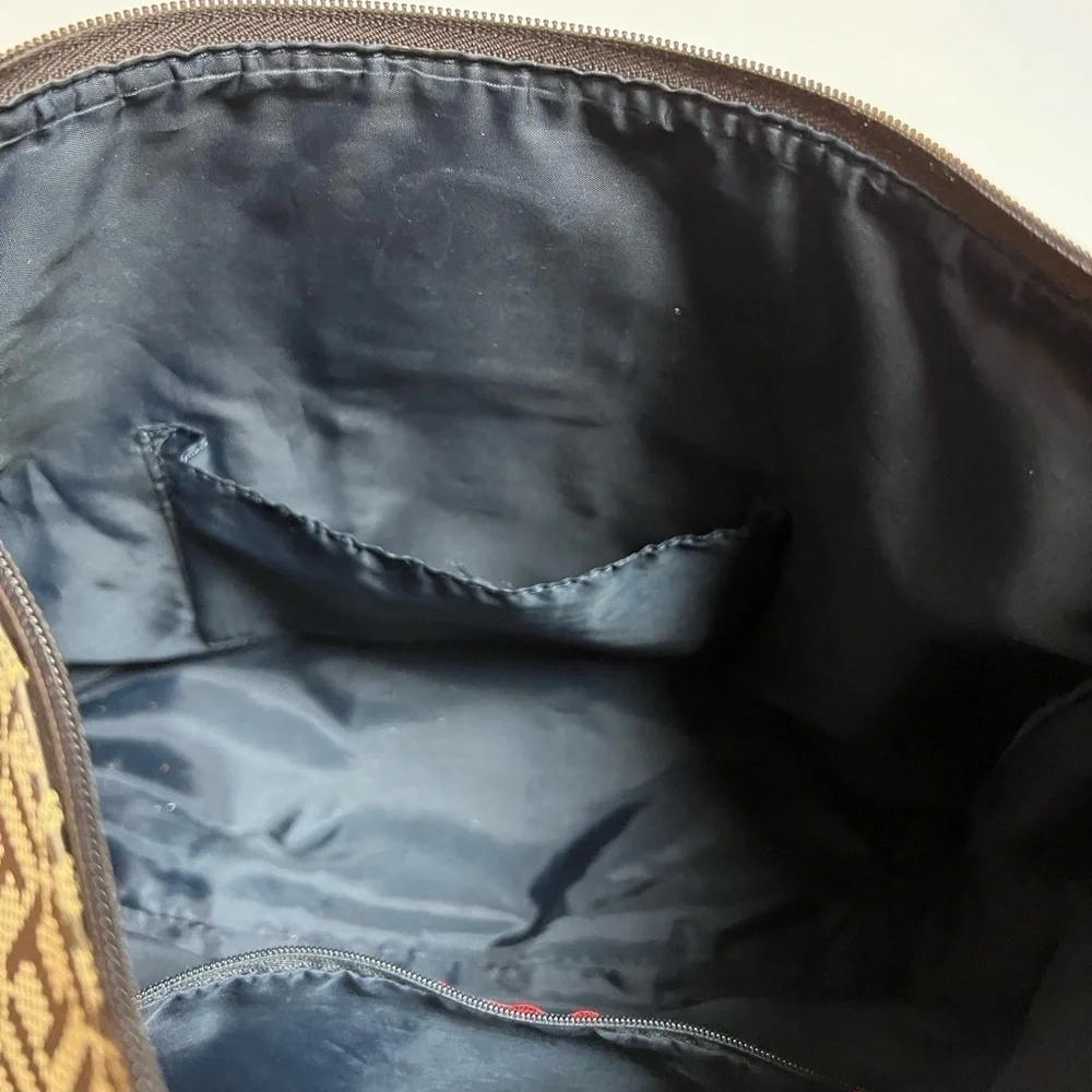 Tommy Hilfiger Vintage Logo Canvas Shoulder Bag